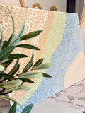 Coastal Textured Wall Art | Sage Green & Soft Blue Abstract Canvas